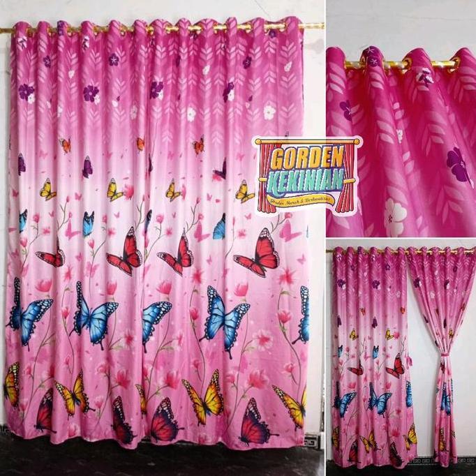 Dimari- Gorden Motif Kupu Pink Ring 12 Gorden Kupu Pink Gorden Karakter Kupu Gorden Pink Karakter Go