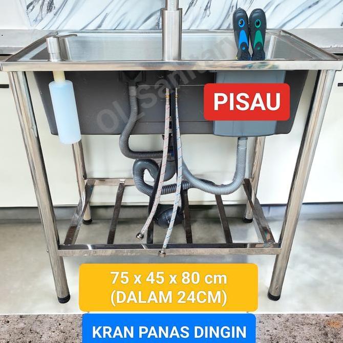 Washyt- Bak Cuci Piring Kitchen Sink Set Portable Bcp Rak Cuci Piring Sink Set Minimalis