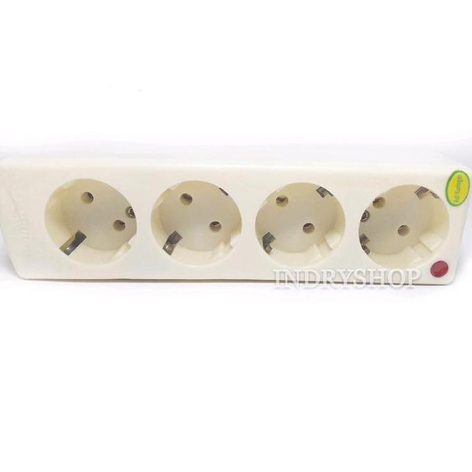 Stop Kontak Bright-G / Stop Kontak Arde Bright-G 4 Lubang -