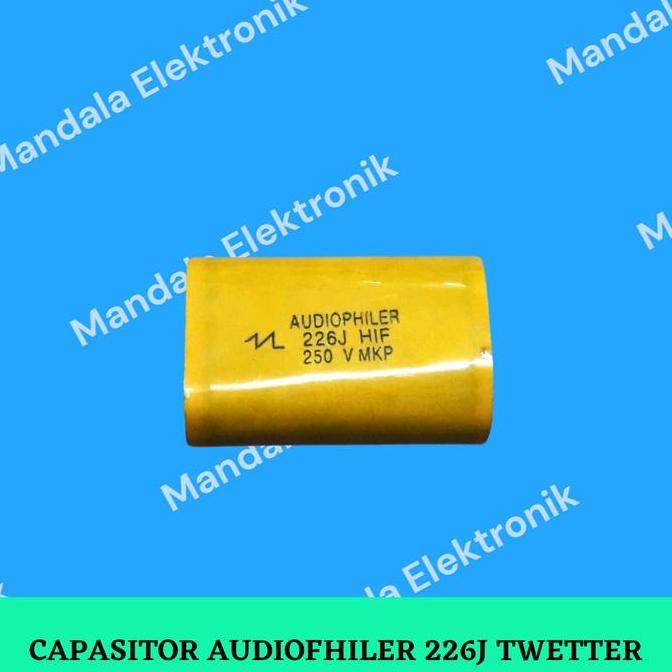 Kapasitor Audiophiler 22Uf Tahanan Tweeter Restock