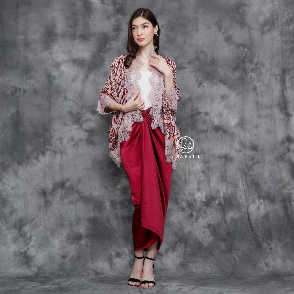 LIMITED DEAL AIRA BATIK - Cape Bolero Motif Batik Viscose Wanita Premium