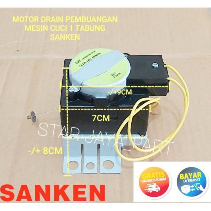 DRAIN MOTOR MESIN CUCI SANKEN / MOTOR DRAIN SANKEN