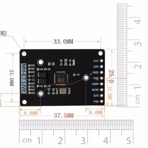 Troffice- Mini Rc522 Rfid Module Support E-Ktp Rc-522 Ori Nxp Card Reader Writer