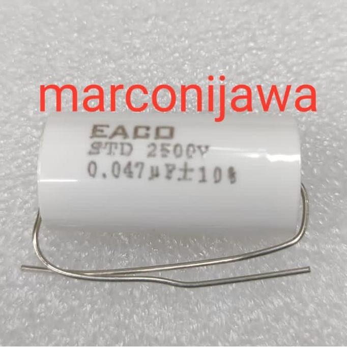 Kapasitor 0,047Uf 2500V Axial Bulat Restock