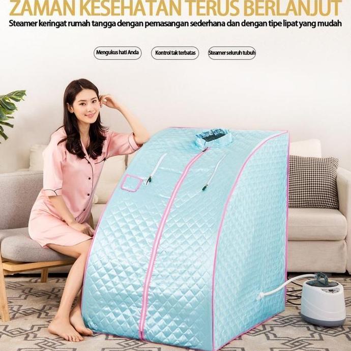 Kotak Sauna / Portable Steam Sauna Alat Pelangsing Tubuh / Alat Spa /Alat Mandi Uap