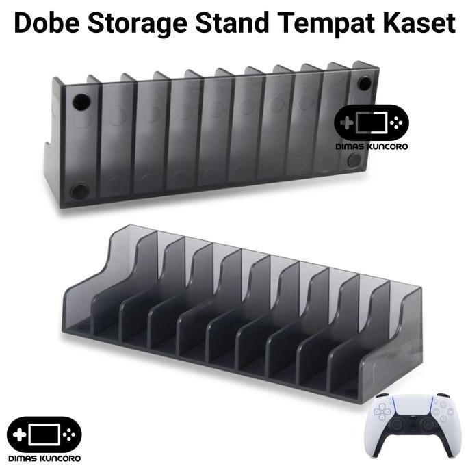 Dobe Storage Stand Tempat KASET game card box ps1 ps2 ps3 ps4 ps5