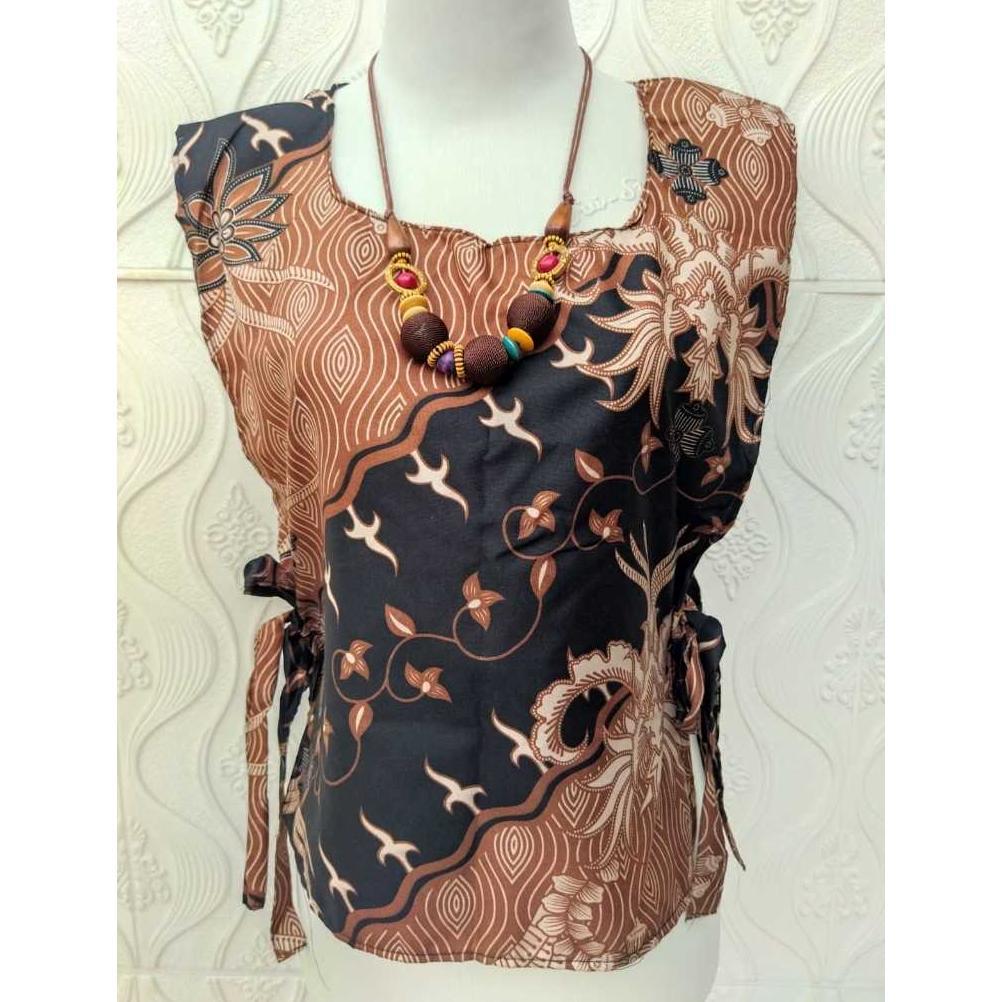 HOT ITEM VEST ROMPI OUTER CARDIGAN BATIK ETNIK OUTWEAR OUTER BATIK KONDANGAN WANITA KEKINIAN VEST BA