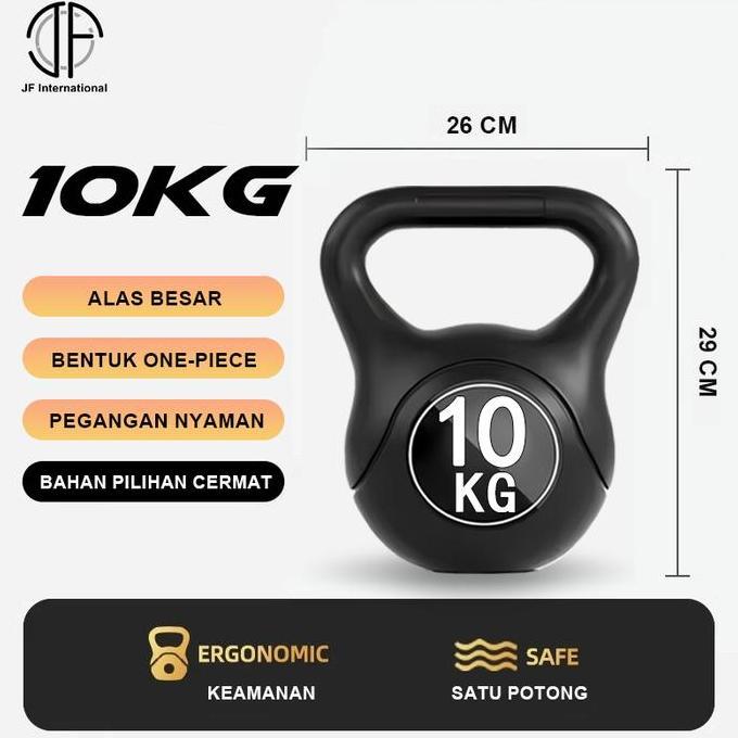 Dumbell Barbel / Dumbell 10Kg Weight Lifting Barbel Dumbell 8Kg Kettle Bell / Kettlebell 10 Kg  Barb