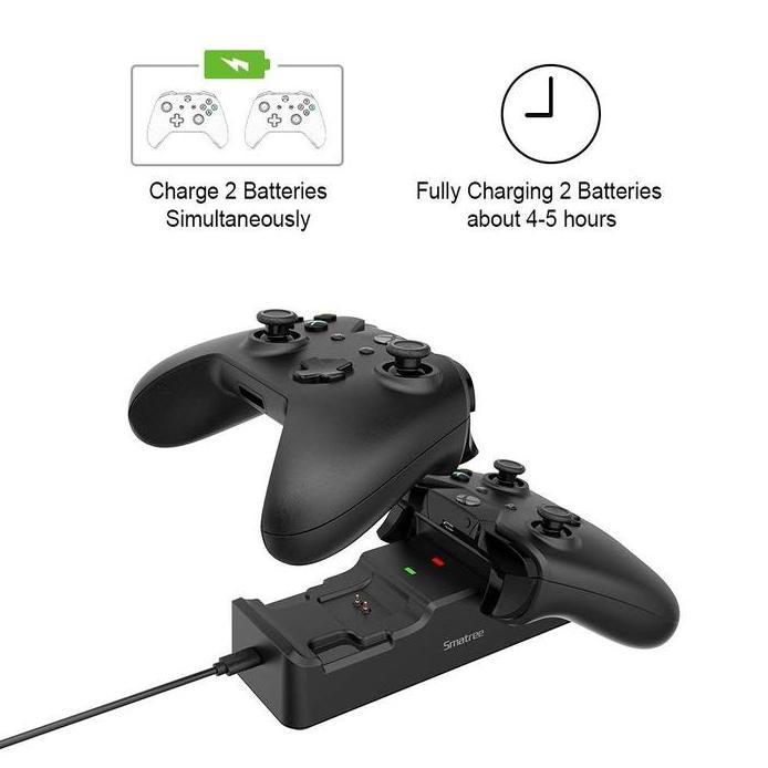 Smatree Battery Kit with Charging Dock for Xbox Xbox One Xbox One S Xbox One X Xbox One Elite Xbox S