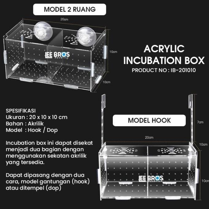 Fishboy- Acrylic Incubation Box / Isolation Box / Akrilik Karantina Ikan