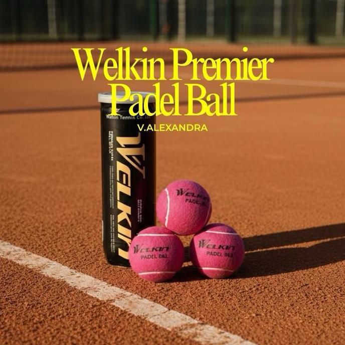 TERBARU - Welkin Premier Padel Ball Bola - Pink