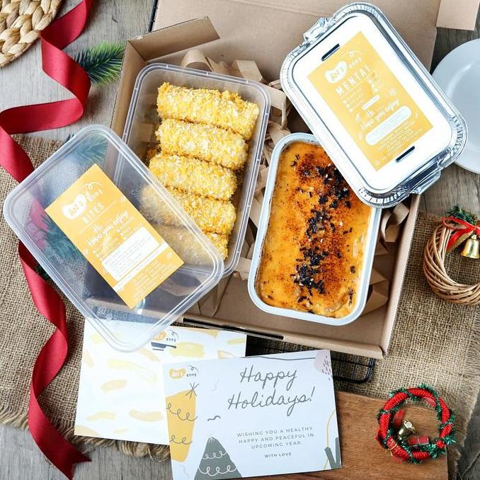 Fnbb- Christmas Hampers / Parcel Natal Risol Pudding Brulee Bomb Mentai