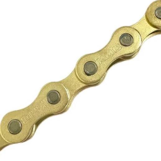 Rantai sepeda KMC S1 gold single speed fixie