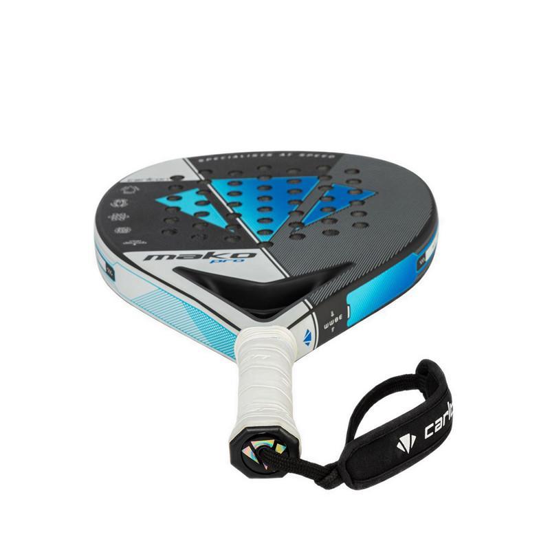 Carlton Mako Pro Unisex Padel Racket - White/Blue
