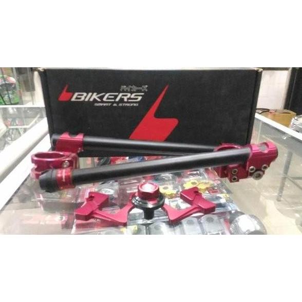 Stang jepit bikers ninja 250 fi ninja 250 karbu stang jepit set biker