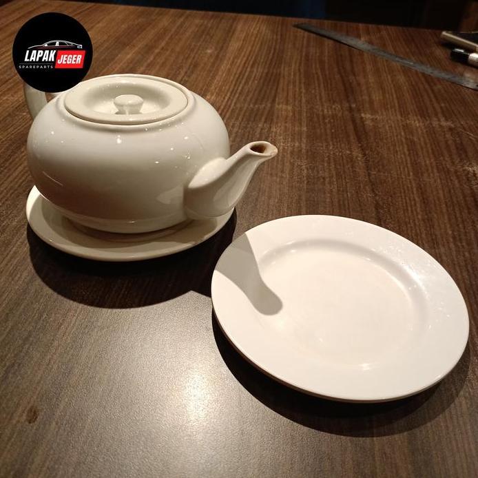 Piring BNB kecil 15cm melamin keramik putih