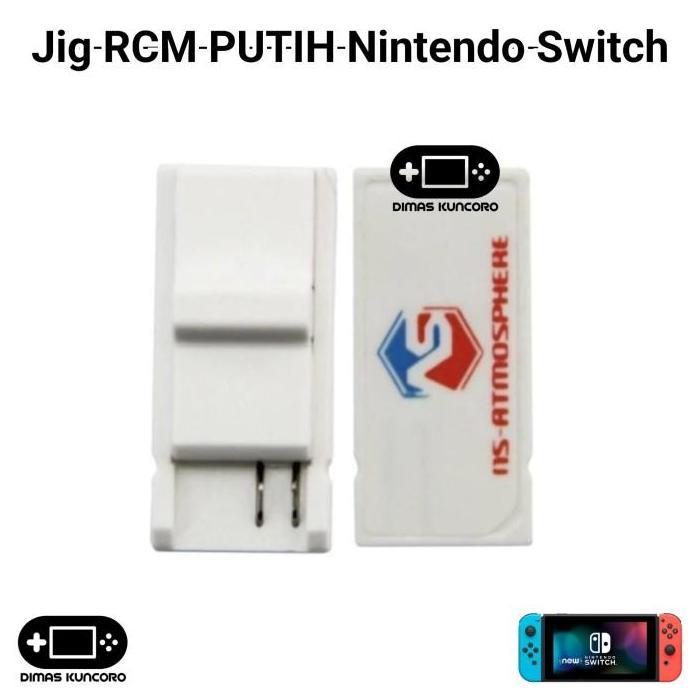 Jig RCM PUTIH Nintendo Switch cfw atmosphere recovery loader nintendo switch murah