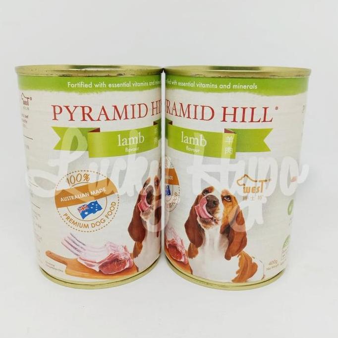 Willipic- Makanan Anjing Kaleng/Dogfood Kaleng Pyramid Lamb Domba 400Gr