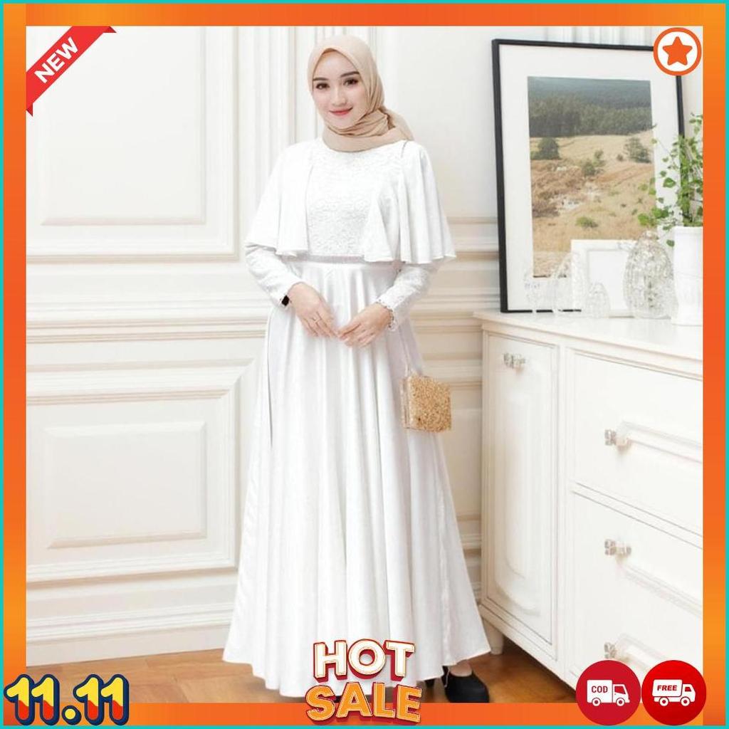 Baju Gamis Wanita Terbaru Dress Remaja Kekinian  2021 Dress Wanita Syirin Modern 2021 [L6]