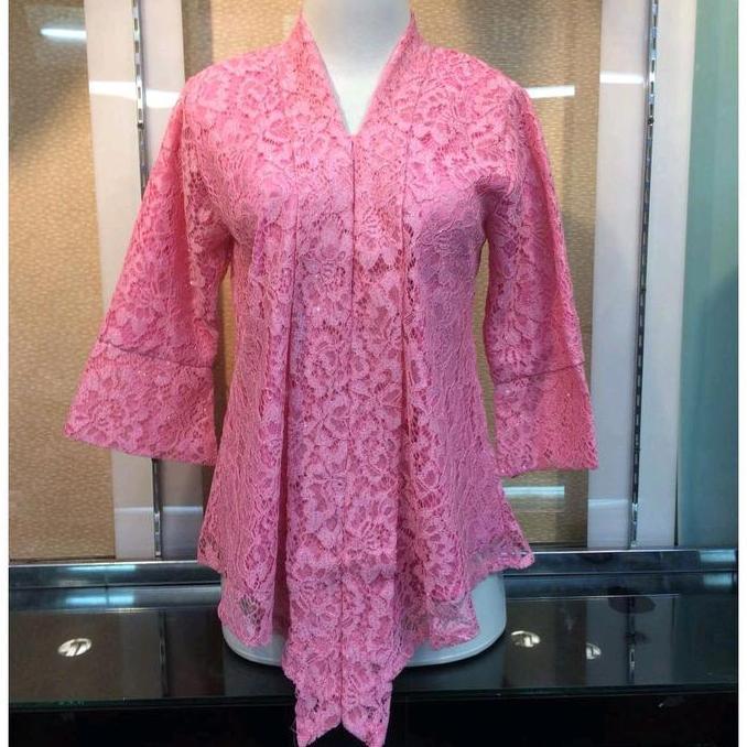 AI198 >> ATASAN SAJA / KEBAYA FLOY BROKAT JUMBO LD 100 110 120 125 / KEBAYA KUTUBARU BUSUI ENCIM MOD
