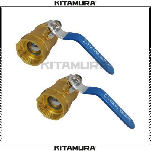 2" Ball Valve Kuningan Asli Stop Kran / Keran Air 2" Inch