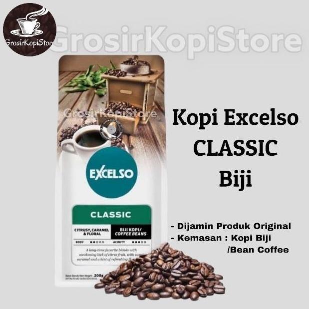 kopi biji classic excelso 200g- Coffee bean Excelso Classic