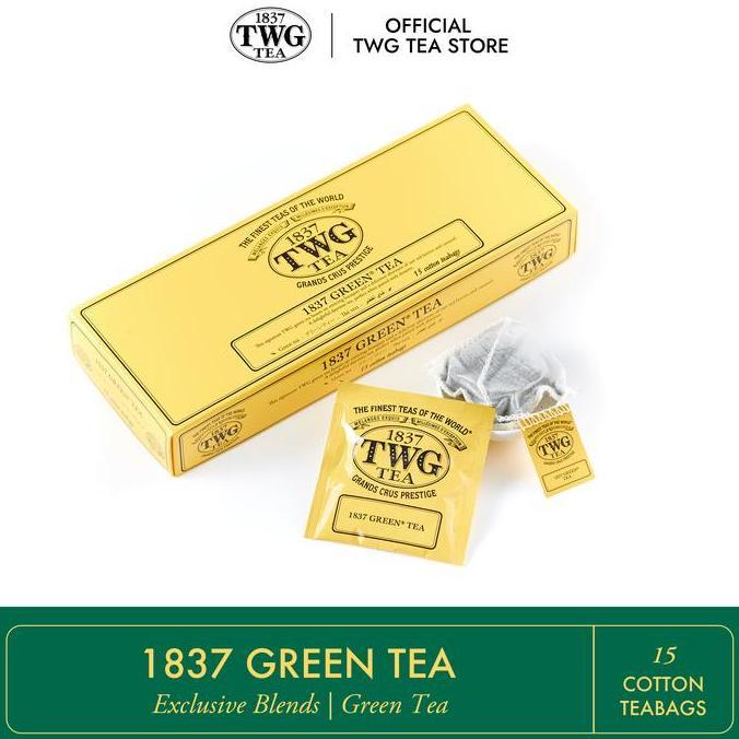 TWG Tea 1837 Green Tea, Cotton Teabag
