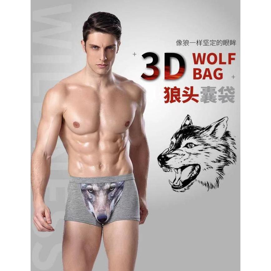 X-Men 3D Wildlife Sexy Underwear Pakaian Dalam Sexy Pria