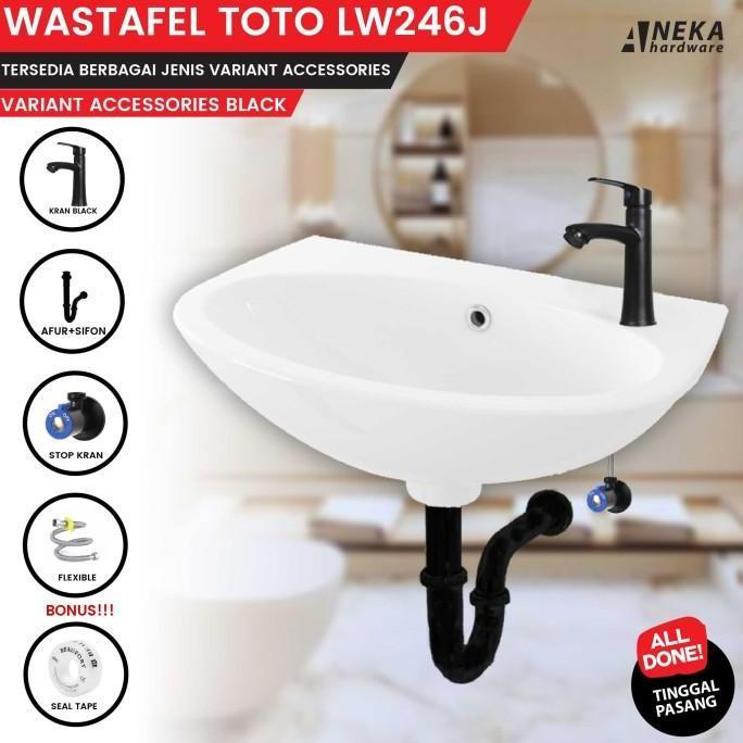 Wastafel Set / Paket Complete Washtafel Toto LW 246 J
