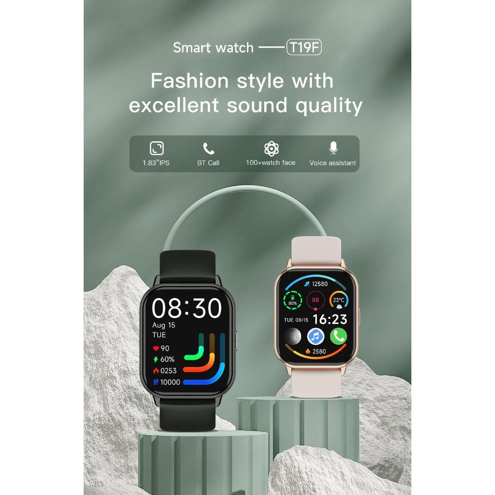 Discount [Top Seller] Zero T19F Smartwatch 1.83"HD Screen Jan Tangan Metal Bezel AI Smart Voice Assi