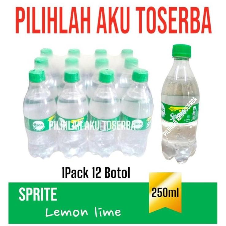 Sprite MINI Botol Pet Imut - ( HARGA 1 PACK ISI 12 botol )