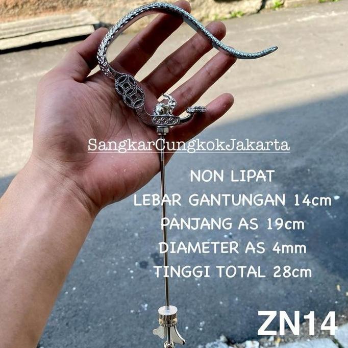 Bridwoi- Gantungan Sangkar Besar Stainless Kuningan Hwamei Murai Kacer Ori Cungkok