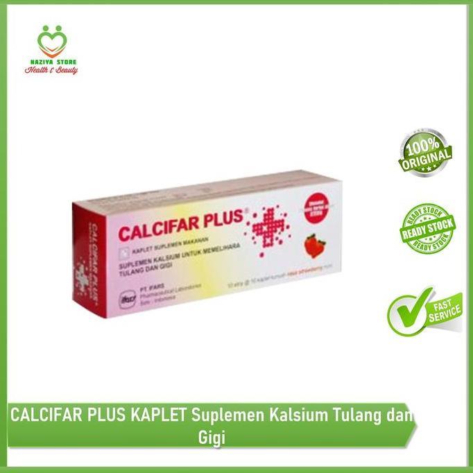 CALCIFAR PLUS KAPLET Vitamin Kalsium Tulang dan Gigi