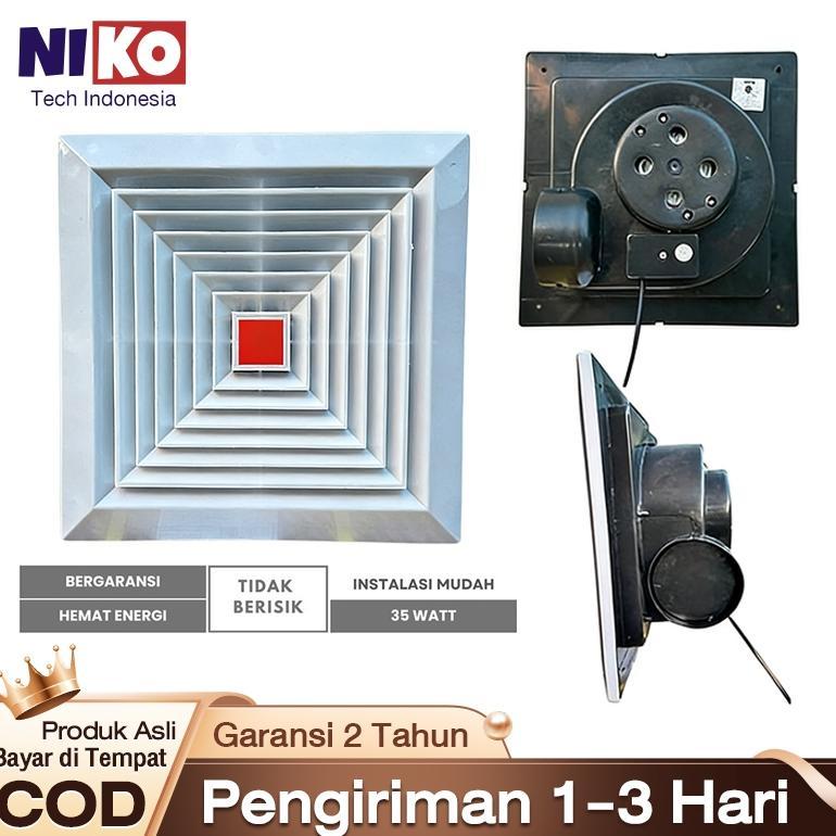 PROMO TERBARU Exhaust Fan Blower 8/10/12 Inch: Ventilasi Udara Kapasitas Besar Cocok Plafon/Dinding,