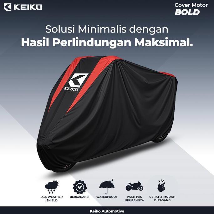 OUTLETMERDEKA8 - COVER SARUNG SELIMUT TUTUP PENUTUP MANTEL MOTOR WATERPROOF WARNA BEAT ASTREA FREEGO
