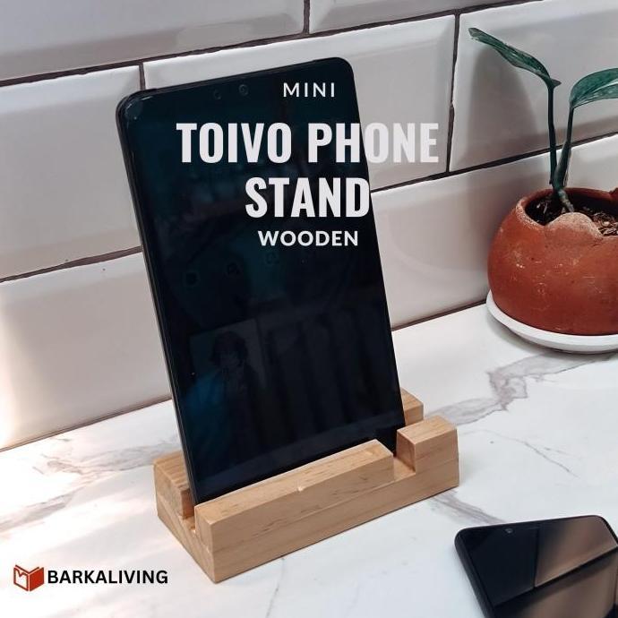 Low Toivo Wood Phone Holder/Stand HP Kayu/Holder HP Kayu/Dock HP Kayu
