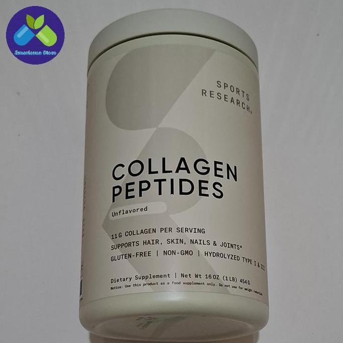 Sports Research Collagen Peptides - Sport peptide 454 Unflavored 454 g