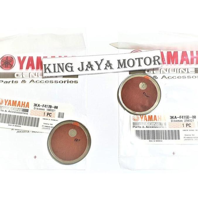Emblem Sticker Logo Tangki Yamaha Rx king set original Yamaha