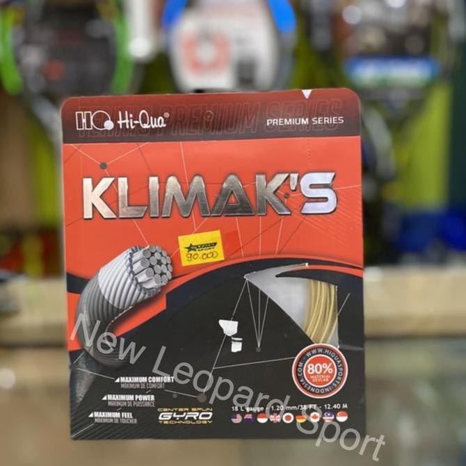 HARGA DISC - Senar tennis HI QUA KLIMAKS 1.20 mm / senar raket tenis