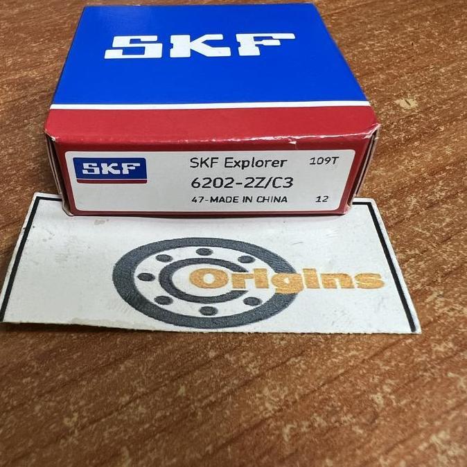 Promo BEARING 6202 ZZ C3 SKF ORIGINAL 6202ZZ 6202-2Z/C3 Diskon