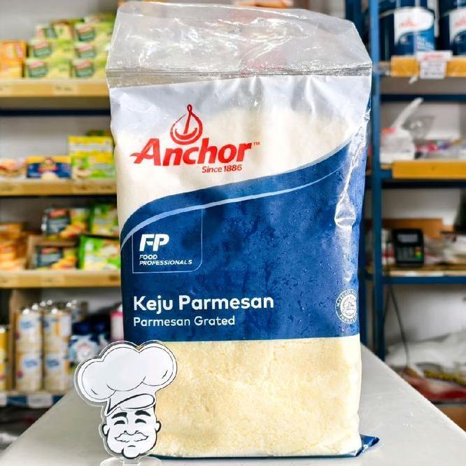 Keju Parmesan Anchor 1Kg Keju Parmesan Bubuk Parmesan Cheese