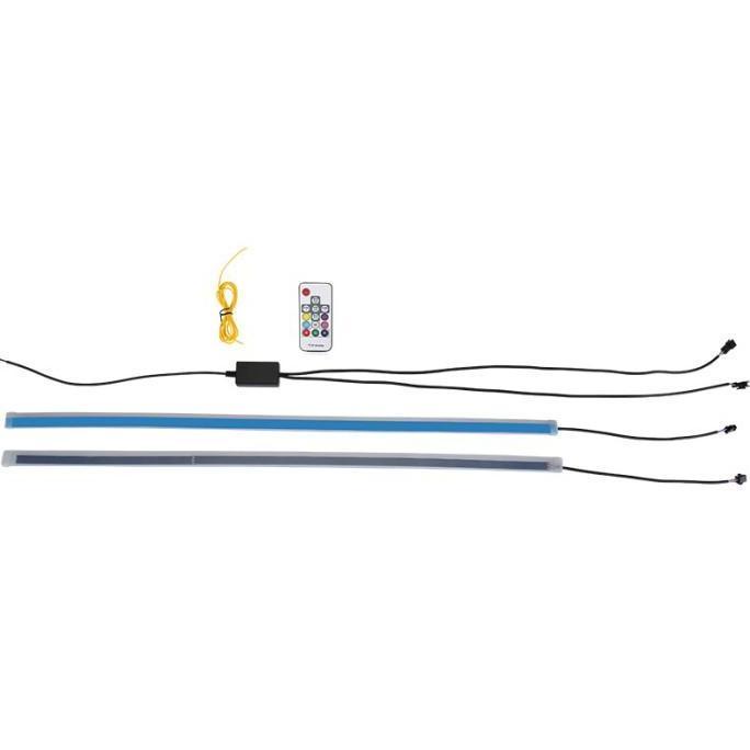 Promo DRL RGB Lampu Alis Neon Mobil Motor Welcome LED RGB Sein Running Car lampu alis Diskon