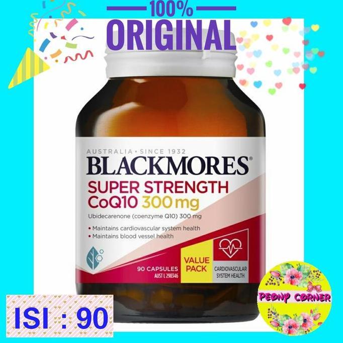 Blackmores Super Strength Coq10 300mg 90 Capsules coq 10 co q10 300mg