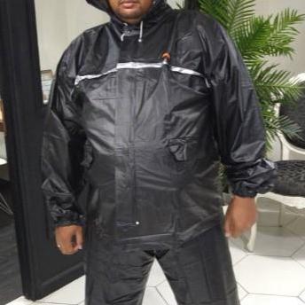 Kidbig- Jas Hujan Mantel Mantol Setelan Baju Celana Besar Super Jumbo 6Xl Tiger Sumo Big Size Xxxxxx