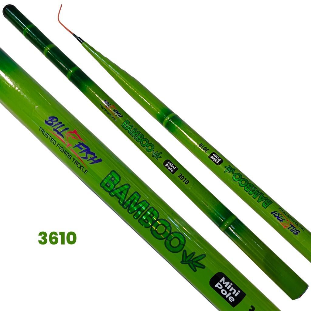 Joran Tegek Bamboo Ruas Pendek | Stik Pancing Lentur Untuk Mancing Ikan Sepat Betok Wader