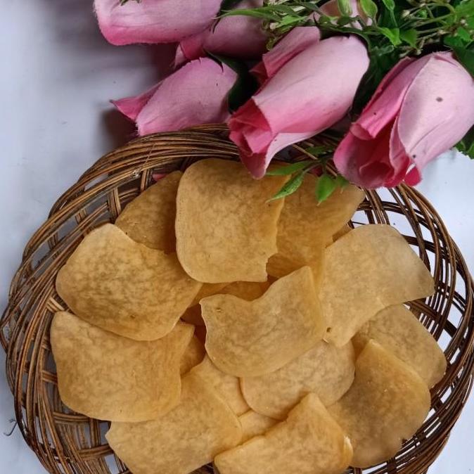 Kerupuk udang mentah cap bintang kemasan 500 gram