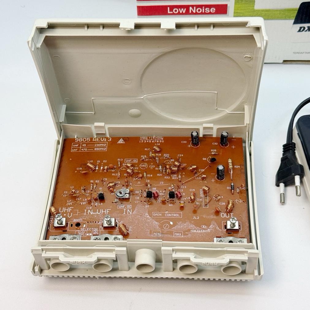 BESTPROMO Buster TV UHF Booster TV set Atas Bawah DX - W9900 Original DX 9900