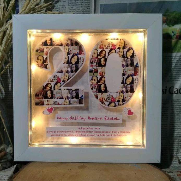 POPUP ANGKA 20x20 cm kado anniversary pacar hadiah anniversary kado ultah pacar kado ulang tahun pac