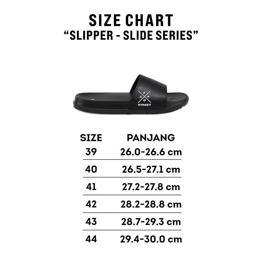 NEW PROMO Aerostreet 39-44 Volt Hitam Hitam - Sandal Sendal Selop Slip On Casual Pria Wanita Aero st
