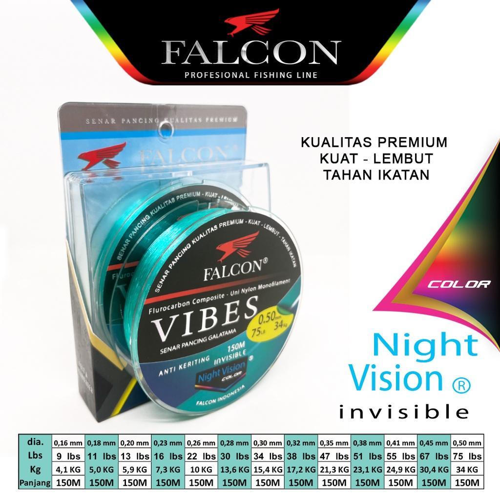 Senar Pancing Falcon Vibes 150M Night Vision
